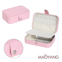 PU-Leder Tragbare Schmuckschatulle Geschenkverpackung Reise-Schmuckbox für Frauen und Mädchen Organizer für Ohrringe und Ohrstecker