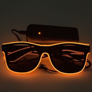 <span class=keywords><strong>Lunettes</strong></span> de fête avec lumières LED |   Multicolore, multi-style, durable, écologique, festival de musique d'Halloween 2025 - Product Image 4