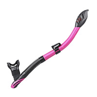 Tuba de plongée libre étanche en silicone, tuba de plongée sèche confortable et durable, unisexe