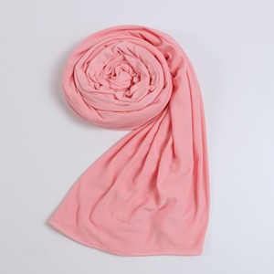 Voile en jersey de coton mercerisé, foulard, vente en gros, haute qualité, uni, châ<span class=keywords><strong>les</strong></span> islamiques <span class=keywords><strong>pour</strong></span> <span class=keywords><strong>femmes</strong></span>, bandeau, hijabs musulmans, foulard - Product Image 3