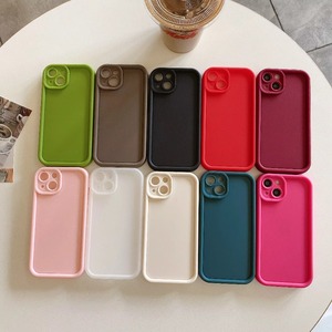 Funda simple de color sólido para teléfono móvil, cuadrada, de TPU suave, adecuada para <span class=keywords><strong>iPhone</strong></span> 16, 16 <span class=keywords><strong>Pro</strong></span> <span class=keywords><strong>Max</strong></span>, a prueba de golpes, cubierta trasera. - Product Image 3