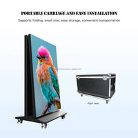 Écran d'affichage LED pliable GOB pour affichage numérique en centre commercial, magasin de détail, salon professionnel, exposition
