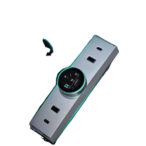 For Hansshow Smart Rotating Gear Shift Dock for Tesla Model 3 Highland Interior Accessories with Display & Quick Charge Ports