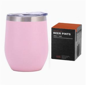 Copa de Vino sin Tallo de Acero Inoxidable 304 de Primera Calidad, 12 oz, Diseño Moderno, Juego de Regalo Navideño ASM09 - Product Image 5