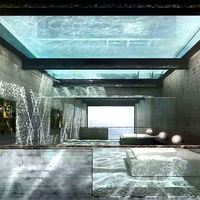 2023 été vente chaude Leyu sortie d'usine panneau acrylique de grande taille pour plancher de piscine acrylique