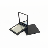 Boîtier compact en plastique vide à 1 compartiment, recyclable, pour palette de fards à paupières, poudre libre, crème pour le visage, rouge à lèvres, crème pour les yeux, lotion, soins de la peau