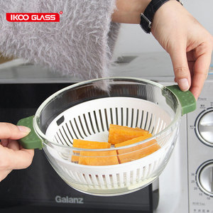 Écologique grand gâteau vapeur cocotte en verre ustensiles de cuisine pot chaud - Product Image 3