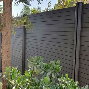 Privacy Oem Odm Outdoor Modern 2.4m Composite Fence Custom Size