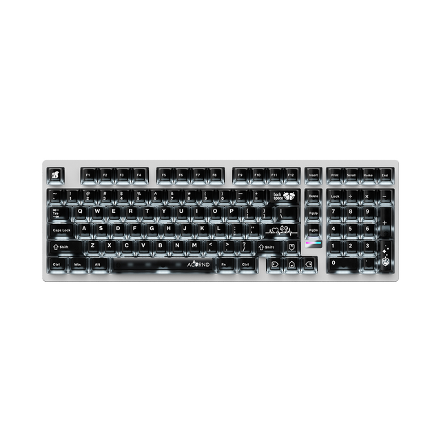 Weikav Max102 RGB Wireless Mechanical Keyboard Kit Projection Keyboard New Hot Swap QMK/VIA Gasket Barebone Aluminum Alloy