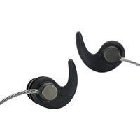 Dernière conception unique de sport 3.5mm écouteurs portables intra-auriculaires filaires écouteurs antibruit micro téléphone pilote DJ jeu utiliser du silicium