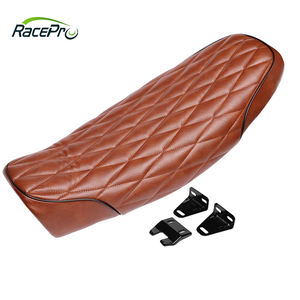 RACEPRO Nouveauté Siège rétro personnalisé pour moto Cafe Racer <span class=keywords><strong>Vintage</strong></span> Remplacement de selle à bosse adaptée à Yamaha Kawasaki <span class=keywords><strong>Honda</strong></span> - Product Image 3