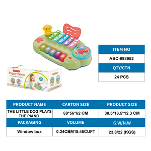 LK Toys <span class=keywords><strong>Set</strong></span> Educativo di Pianoforte, Batteria e Campanello in Plastica per Bambini 2-4 Anni - Giocattolo Musicale Educativo - Product Image 6