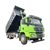 Camion benne lourd SHACMAN X3000 6x4, capacité de charge de 30 tonnes, moteur diesel Weichai Euro 2, pour projets de carrière et routiers