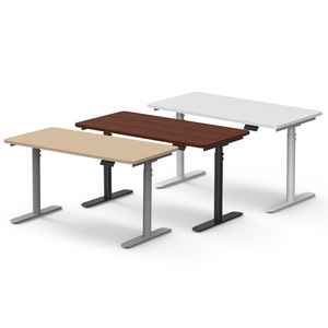 Electric Height Adjustable Desk Dual Motor Metal Legs Powder Coated For Home Office Gaming Use - Product Image 1