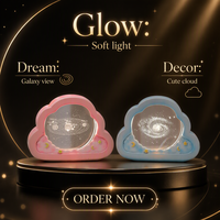 Nouvelle Lampe de Nuit Créative en Résine Nuage pour Chambre et Bureau, Lampe USB d'Ambiance Décorative, Cadeau d'Anniversaire