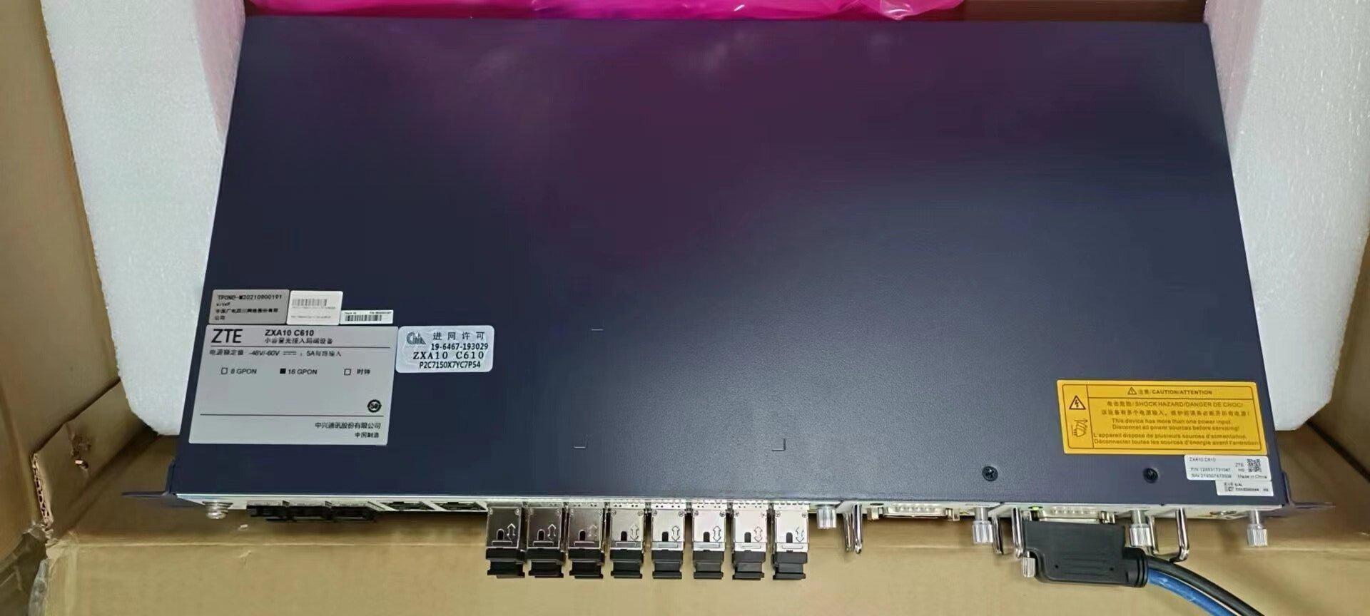 ZTE ZXA10 C610 OLT for XG-PON Connectivity - Reliable Fiber Optic