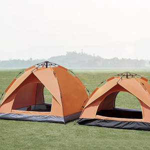 Tenda da Campeggio per 2 Persone Resistente ai Raggi UV, Tessuto in Poliestere 170T con Rivestimento Argentato, Tende Automatiche - Product Image 4