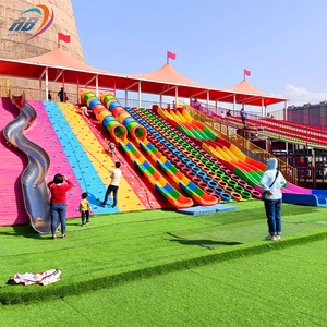 Thu hút trẻ em tùy chỉnh Công viên giải trí và công viên chủ đề cưỡi trẻ em khác nhau Công viên trượt đầy màu sắc để bán - Product Image 1