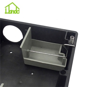 Caja de cebo para roedores de plástico negro sólido para interiores, trampa para estación de cebo para ratas con <span class=keywords><strong>veneno</strong></span> para matar ratones - Product Image 4