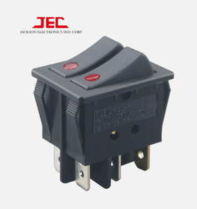 La meilleure qualité du fabricant OEM JEC 16A125Vac 2 broches On-Off panneau d'interrupteurs à bascule jumeaux interrupteurs à bascule de haute qualité à vendre - Product Image 3