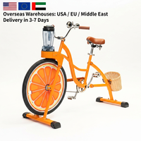 Bicicleta Licuadora Comercial EXI de Una Velocidad con Extractor de Jugos y Smoothies, Bicicleta de Ejercicio