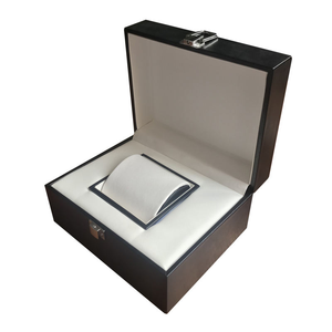 Boîte à montre rectangulaire en similicuir avec fermeture à boucle, doublure en coton, étui de protection pour emballage cadeau - Product Image 6