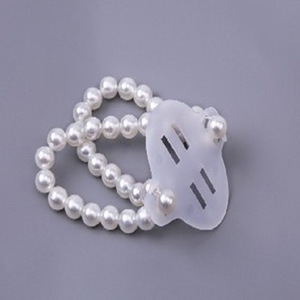 Perle Hand Blume Braut Hochzeit Perle Handgelenk Blume Brautjungfer Armband Blume Knospe Seide Hand Blume Tablett - Product Image 1