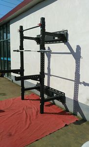 헤비 듀티 스쿼트 MND-LL69 접을 수있는 벽 장착 스쿼트 랙 피트니스 장비 스쿼트 랙 - Product Image 6