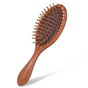High Quality Sandalwood Airbag <b>Comb</b> Wooden Massage Cushion <b>Comb</b> Home Detangling Hair Brush for Women - Product Image 1