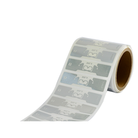 Étiquette de chronométrage sportif RFID UHF passive, étiquette Dogbone, autocollant en mousse étanche, personnalisable et imprimable pour événements de marathon, triathlon et cyclisme