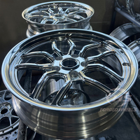 Jantes monobloc forgées polies sur mesure de 15, 17 et 18 pouces pour la course de dragster, avec véritable beadlock, pour ATV & UTV, Nissan GTR, M340i, BMW F82