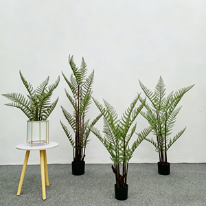 Nouvelle fausse <span class=keywords><strong>fougère</strong></span> <span class=keywords><strong>de</strong></span> Boston en pot, style zen chinois, très demandée, pour l'ornementation des jardins et cours. - Product Image 2