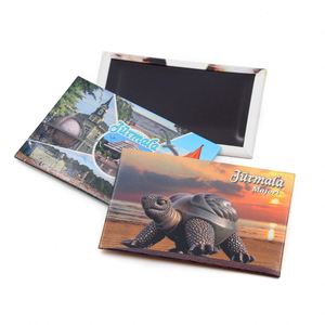 Manufactory Wholesale Customized City Riga Souvenir <b>Fridge</b> Landmark Metal Refrigerator Magnet - Product Image 3