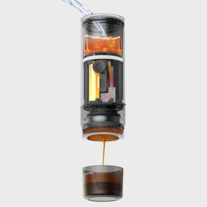 Mini máquina de espresso compacta, bomba de alta presión de 20 bares, máquina de espresso para viajes al aire libre, uso en camping, <span class=keywords><strong>cafetera</strong></span> - Product Image 4