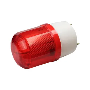 مصباح إشارة مستدير أحمر أصفر أخضر أزرق 85-110/dB مصباح إشارة مستمر صناعي