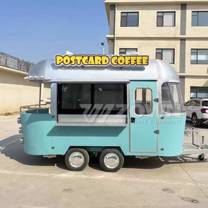Chariot de restauration électrique portable et mobile, camion de cuisine multifonctionnel, boutique de snacks et de boissons pour marché extérieur - Product Image 1