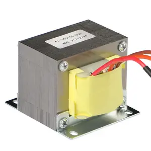 EI laminated transformer manufacturers Power Step Up Voltage 6.3v 12v 24v 36v' To 240v Ac ei lamination Transformer