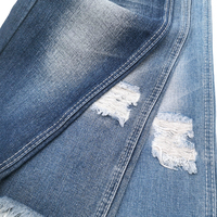 Jean 10*7 importé al por mayo pas cher, rigide, non extensible, 180cm, super large, tissu en denim de chine