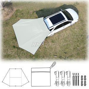 210D Oxford Cloth Universal Car Rear <b>Canopy</b> Self Driving Outdoor <b>Camping</b> Black Rubber Car Side <b>Canopy</b> Ground Nail Wind Rope - Product Image 2