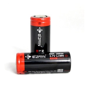 고출력 손전등 배터리 26650 5500mAh, 30A/60A 고방전 충전식 리튬 이온 셀 (서치라이트, 전기자전거, 전동공구용) - Product Image 1