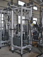 Équipement de musculation de haute qualité MND-AN41 Crossover & Cable Jungle (5 stations) Équipement de fitness Nouveau matériel de musculation Machine de musculation