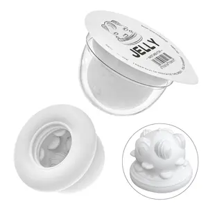 Disposable Manual Stimulator Soft Thin Silicone Male Masturbator Cup Realistic Vagina Pocket Pussy Sex Toys