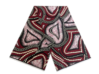 Nouveau Tissu Africain Teint à la Cire, Tissu Ciré 6 Yards, Tissu Batik, Tissu en Coton Ciré à Motifs, Tissu
