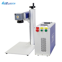 Machine de marquage laser à fibre divisée 30W professionnelle pour plaques signalétiques, médailles pour chiens, quincaillerie et acier inoxydable