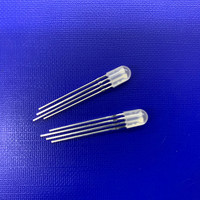 Lentille diffuse de forme ovale 5V WS2812 5mm 4Pin RGB Pixel LED pour interrupteur d'éclairage intelligent et LED de fond de tableau de bord