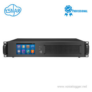 เครื่องบันทึกเสียงโทรศัพท์แบบเครือข่ายสแตนด์อโลน 24 ช่อง, เครื่องบันทึกเสียงแบบแร็ค 2U 24 สาย พร้อมฮาร์ดดิสก์, หน้าจอสัมผัส 5 นิ้ว และ SDK/API - Product Image 2