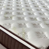 Matelas de luxe sur mesure à ressorts ensachés pour hôtel, pliable, compressé, en mousse de latex et tissu, pour chambre à coucher, lit double et king size