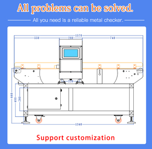 เครื่องตรวจจับโลหะแบบเรียนรู้อัตโนมัติ ความไวสูง ขายตรงจากผู้ผลิตสำหรับอุตสาหกรรมอาหาร - Product Image 5