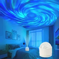 Projecteur laser étoilé de haute qualité en ABS, lampe de bureau LED multicolore galaxie avec télécommande, décoration d'ambiance pour chambre à coucher