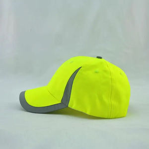 맞춤형 야구 컴포트 높은 가시성 네온 그린 헬멧 낚시 모자 건설 모자 안전 유지 야외 메쉬 작업자 헬멧 - Product Image 5